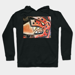 Red jaguar illustration Hoodie